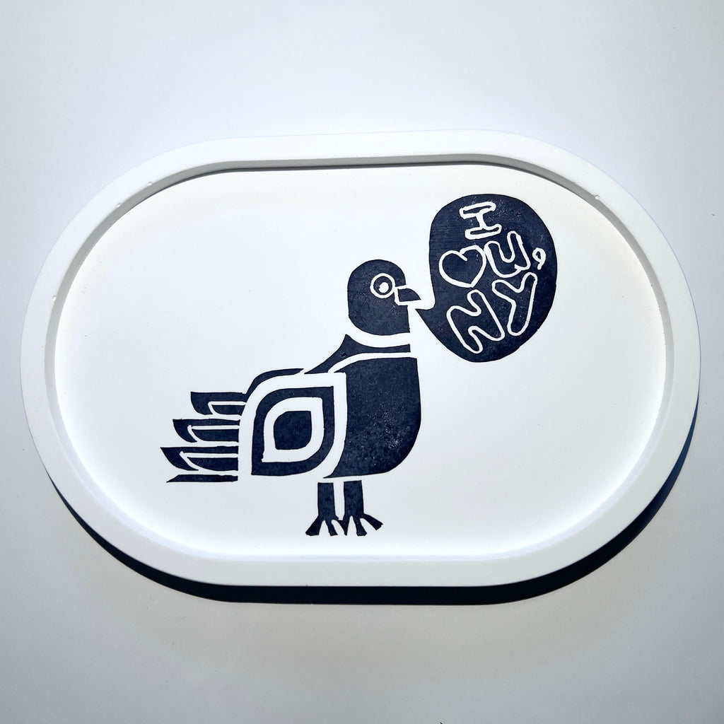 I HEART YOU, NY Pigeon Trinket Tray