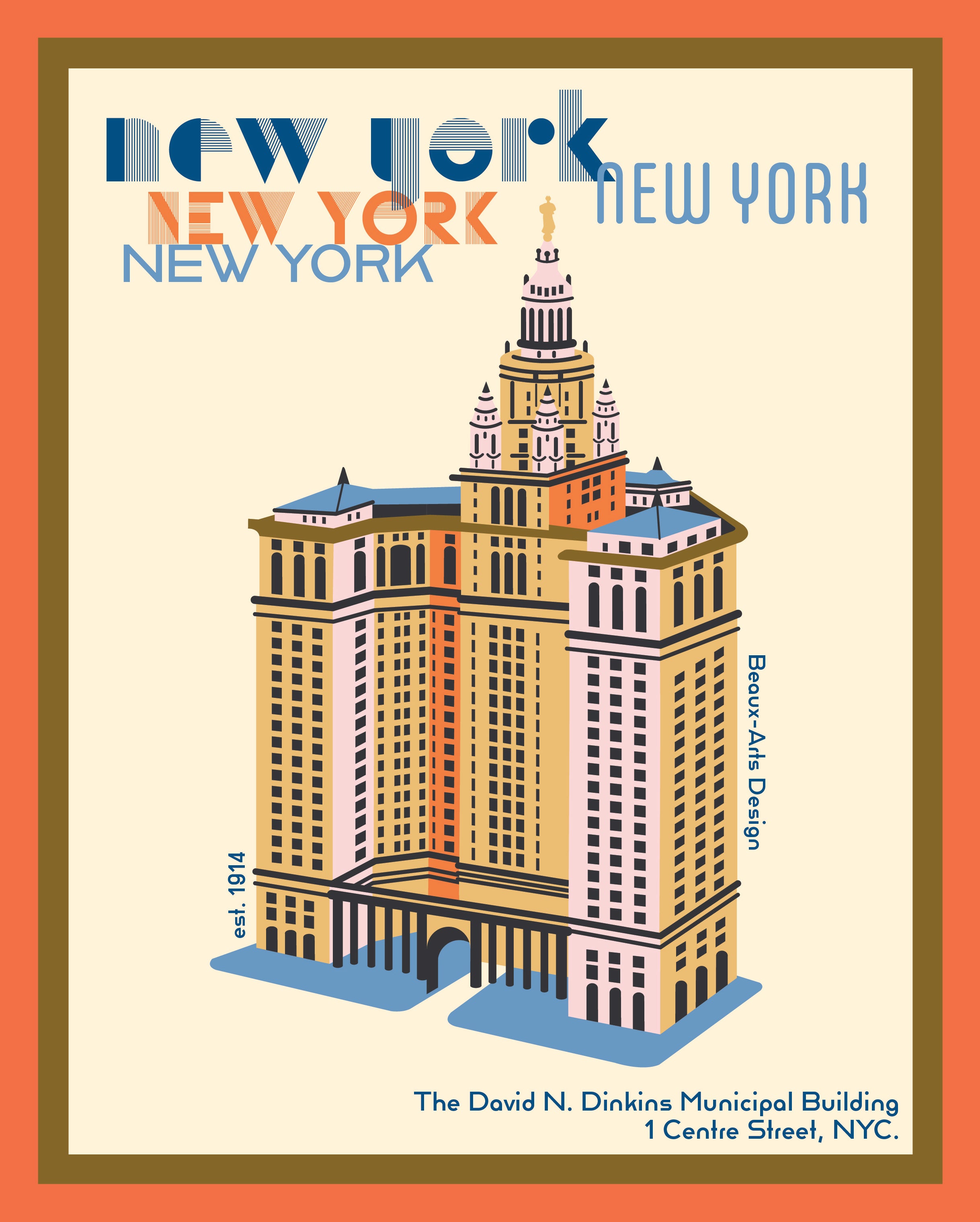 Municipal Building Poster