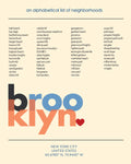 Brooklyn Neighborhoods Poster