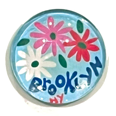 Magnet- Brooklyn Flowers, Blue