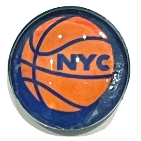 Magnet- NYC Basketball, Blue Orange