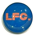 Magnet- LFG, Blue and Orange