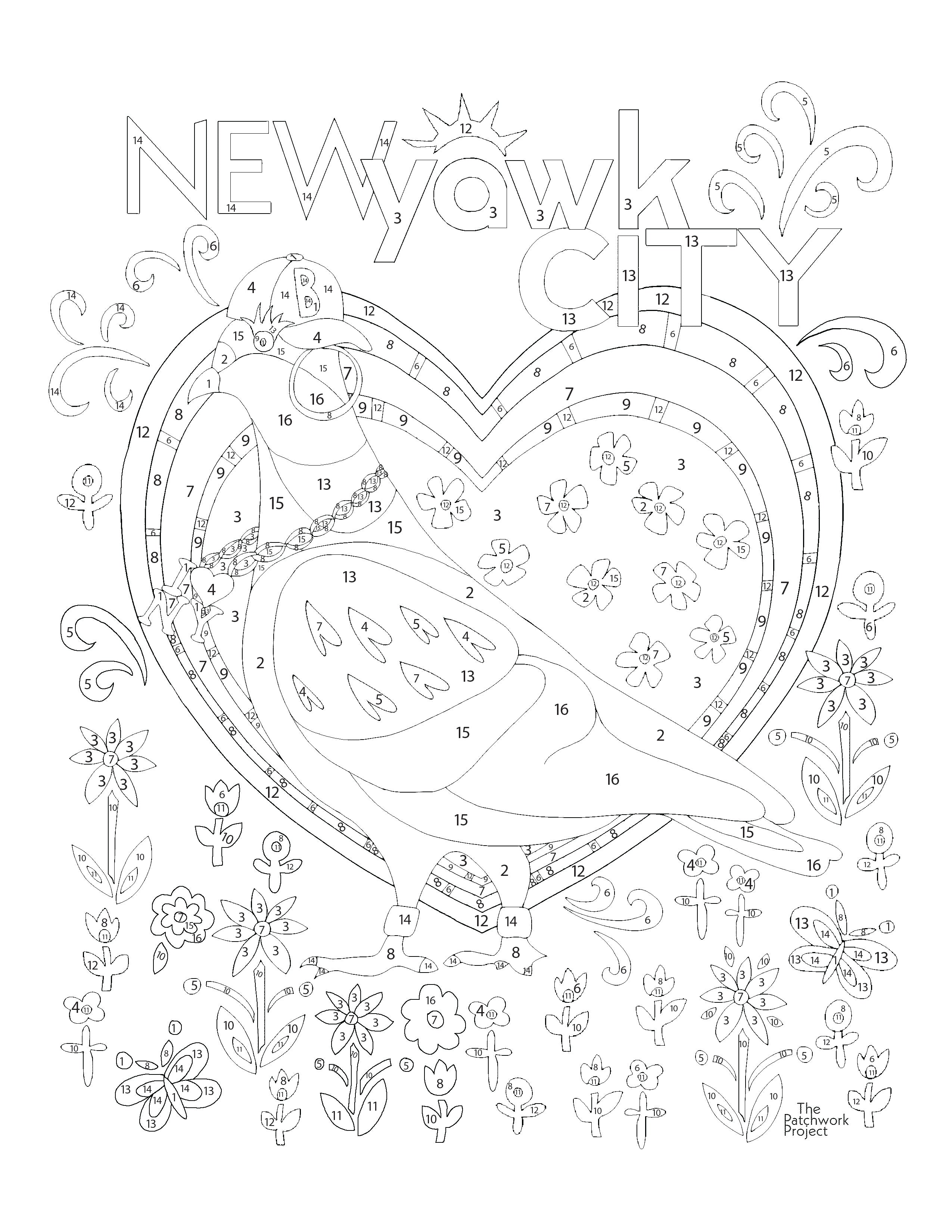Paint-by-Numbers Kit- New York City Baddie