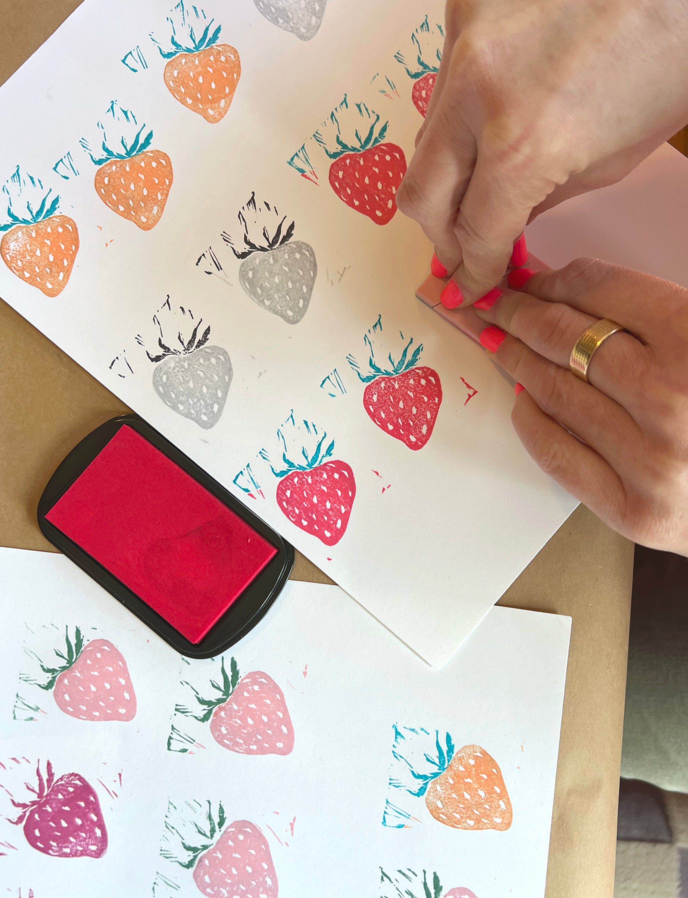 Linocut/Stamp-making & Printing Workshop – July 18