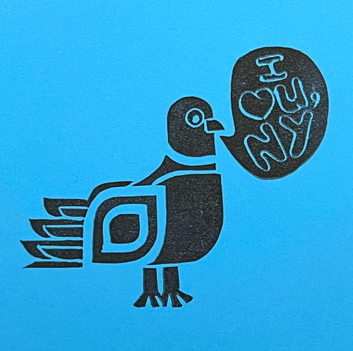 Lined Notebook- Pigeon